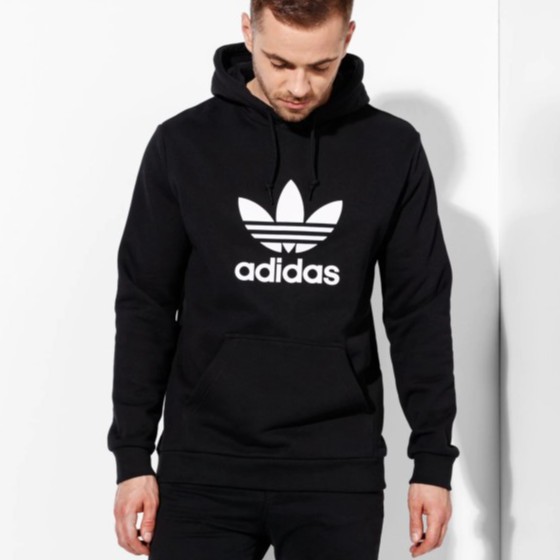 ADIDAS ORIGINALS TREFOIL HOODIE 男款休閒連帽長袖上衣帽T DT7964 | 蝦皮購物