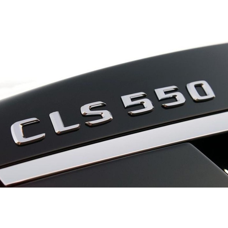 圓夢工廠 賓士CLS W218 X218 C218 2011~on CLS550 後車箱板金鍍鉻改裝字貼字標 同原廠款式