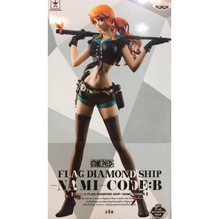 海賊王 日版 金證 景品 FLAG DIAMOND SHIP 娜美 CODE: B 高約25公分