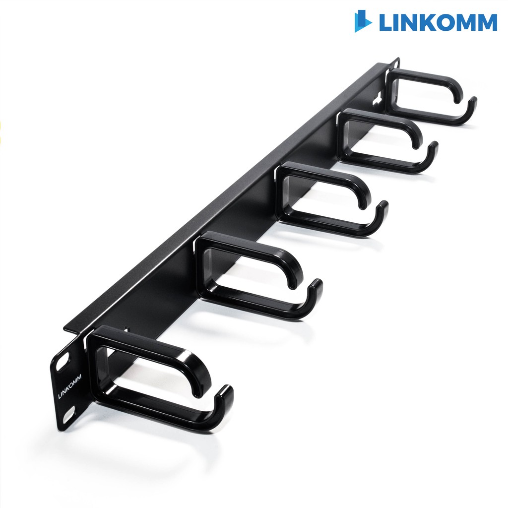 【LINKOMM】D Ring 理線架 1U 19吋 網路跳線面板 理線架 Patch Panel