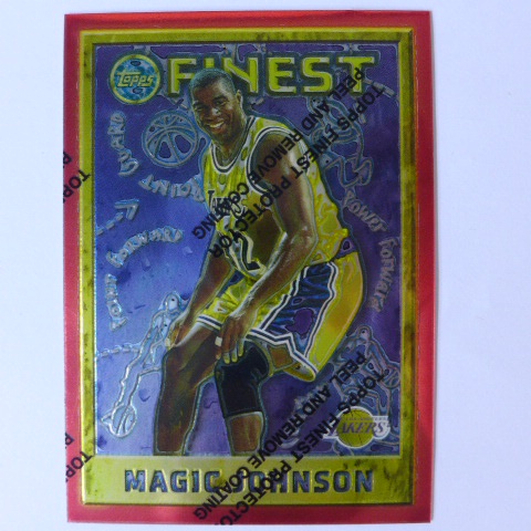 ~ Magic Johnson ~NBA球星/名人堂/魔術強森 1996年Finest.球員卡