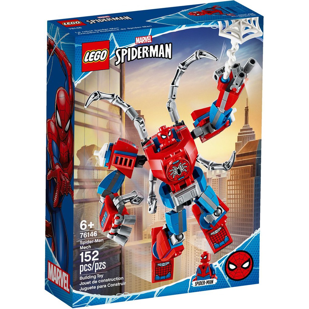 現貨 LEGO 76146 超級英雄  MARVEL系列   蜘蛛人機甲  全新未拆 公司貨