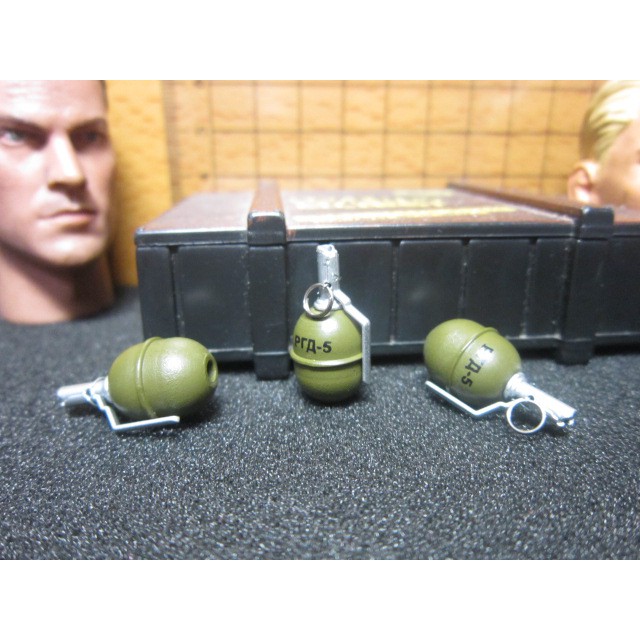 G2工兵裝備 ES PMC款1/6蛋型手榴彈一顆 mini模型 不是真人用的