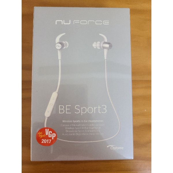 (全新未拆)Optoma NuForce BE Sport3 無線藍芽耳機