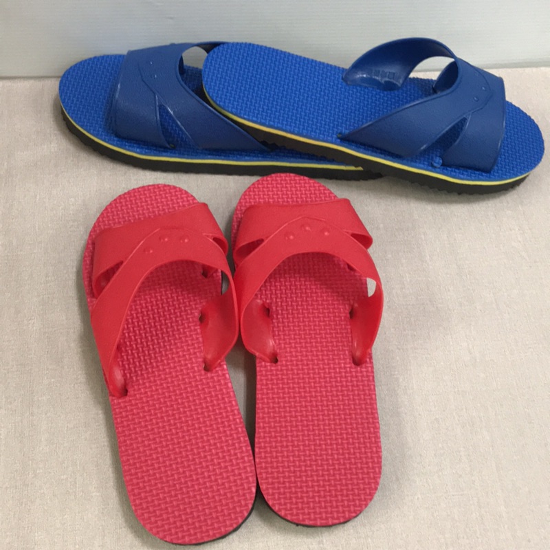 台灣製  SGS檢驗合格 成人拖鞋 紅黑 藍黑室內拖 拖鞋 古早味拖鞋 傳統拖鞋 浴室
