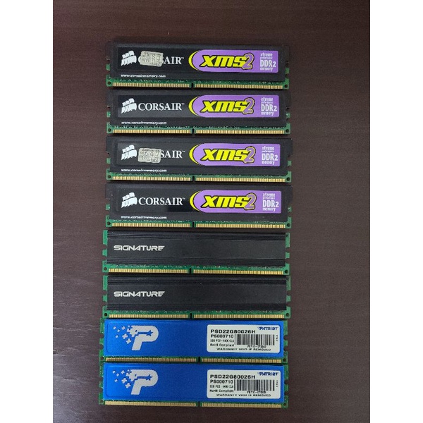 DDR2 記憶體 2G 8支 775 主機板 參考