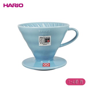 【HARIO】V60 彩虹磁石咖啡濾杯 01 02 陶瓷滴漏式咖啡濾器 磁石濾杯 雙尺寸 多色任選 (附咖啡粉匙)