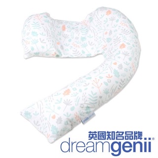 二手 英國 Dreamgenii 多功能孕婦枕/授乳枕/哺乳枕/側睡枕(繽紛花園)