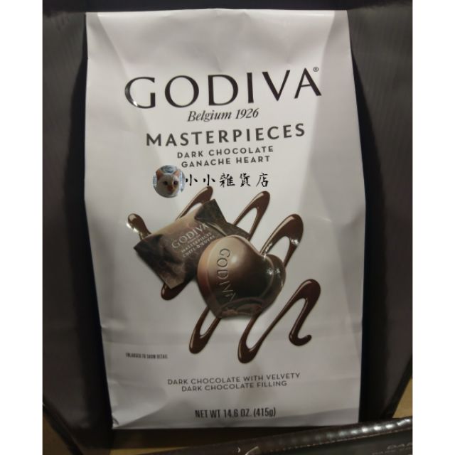 💗新品推薦💗Costco代購Godiva masterpieces心型黑巧克力415g#112953