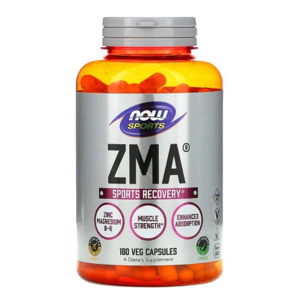 [現貨快速出貨] Now Foods ZMA 鋅鎂運動修復膠囊/180顆裝