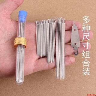 熱賣-金泰居家-大眼手縫針縫衣針家用手縫針手工繡花針大孔鋼針縫衣服鋼針老人針