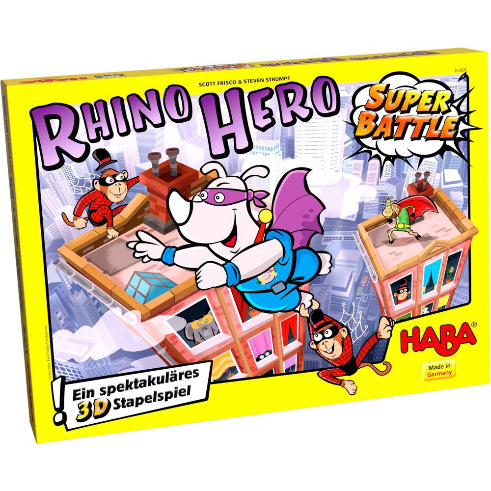 HABA 桌遊 瘋狂犀牛 超級犀牛 終極對戰版 Rhino Hero！Super Battle