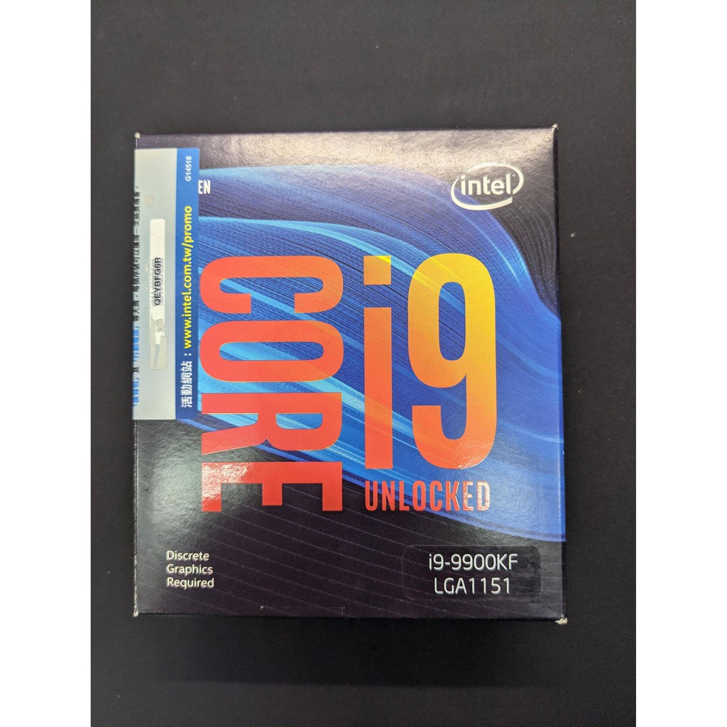 英特爾 INTEL I9-9900KF(台灣原廠貨)