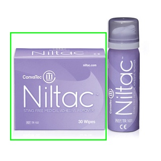 Niltac 康威無痛脫膠劑抹巾單片小包裝 (30包/盒裝) - ”康威”無痛脫膠劑（未滅菌)