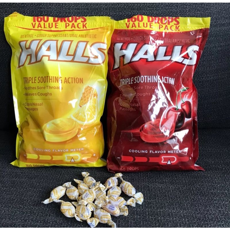 🖤現貨+預購🖤美國 Halls 蜂蜜檸檬潤喉糖 180顆大包裝