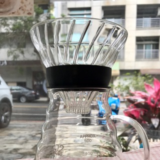 咖啡儀式 Hario 02雲朵玻璃接壺濾杯專用穩定環 3D列印黑色