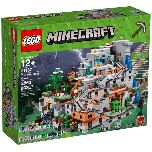 LEGO 21137 Minecraft 創世神 The Mountain Cave 山洞