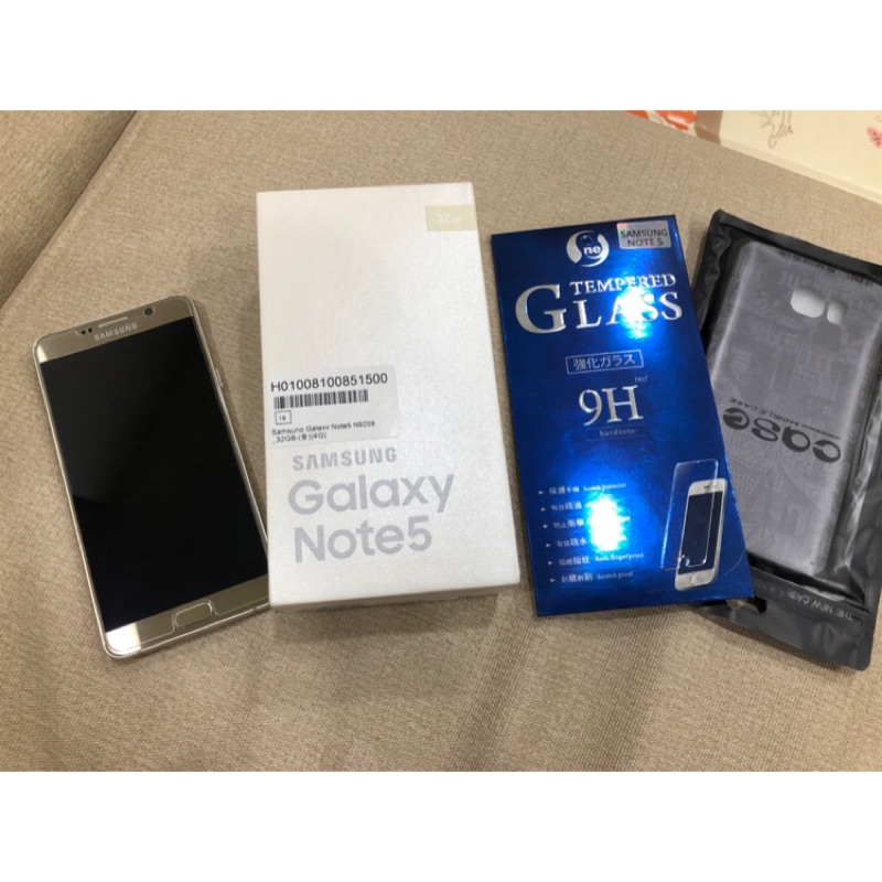 二手三星Samsung note5 女用二手機 金色32G