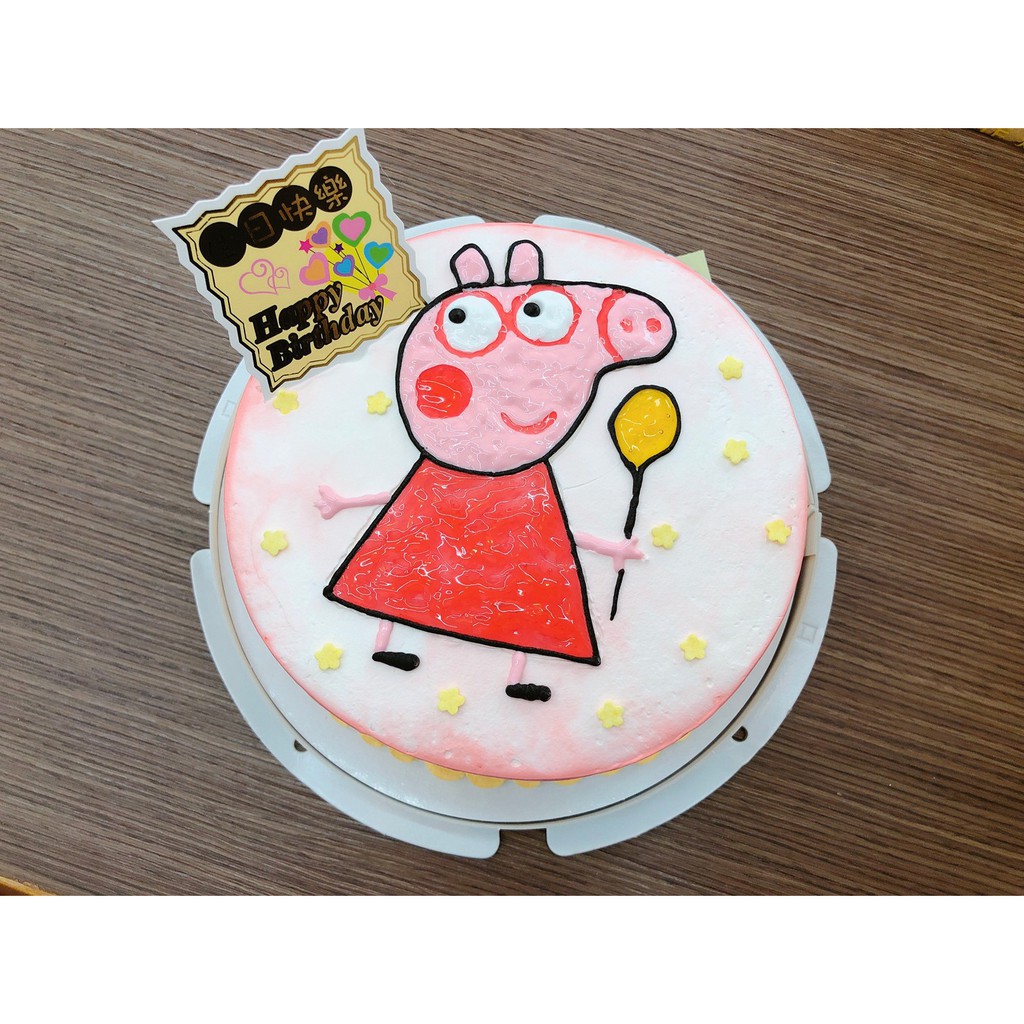小猪佩奇的蛋糕图片,小猪佩奇造型蛋糕图片_大山谷图库