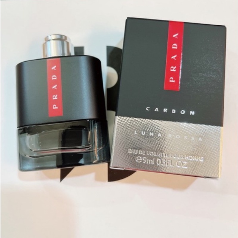 Prada Luna Rossa Carbon 卓越勁黑男性淡香水迷你瓶9ml