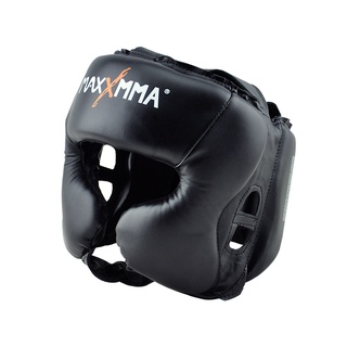 【神拳阿凱】MaxxMMA 半罩式護頭頭盔 黑色 散打 搏擊 MMA 格鬥 拳擊