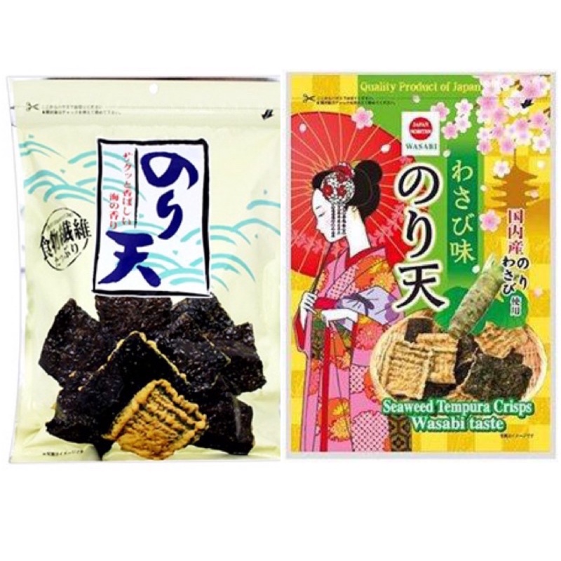 【好食光】日本 瀨戶 Maruka 丸嘉 海苔天婦羅 餅乾 芥末/原味