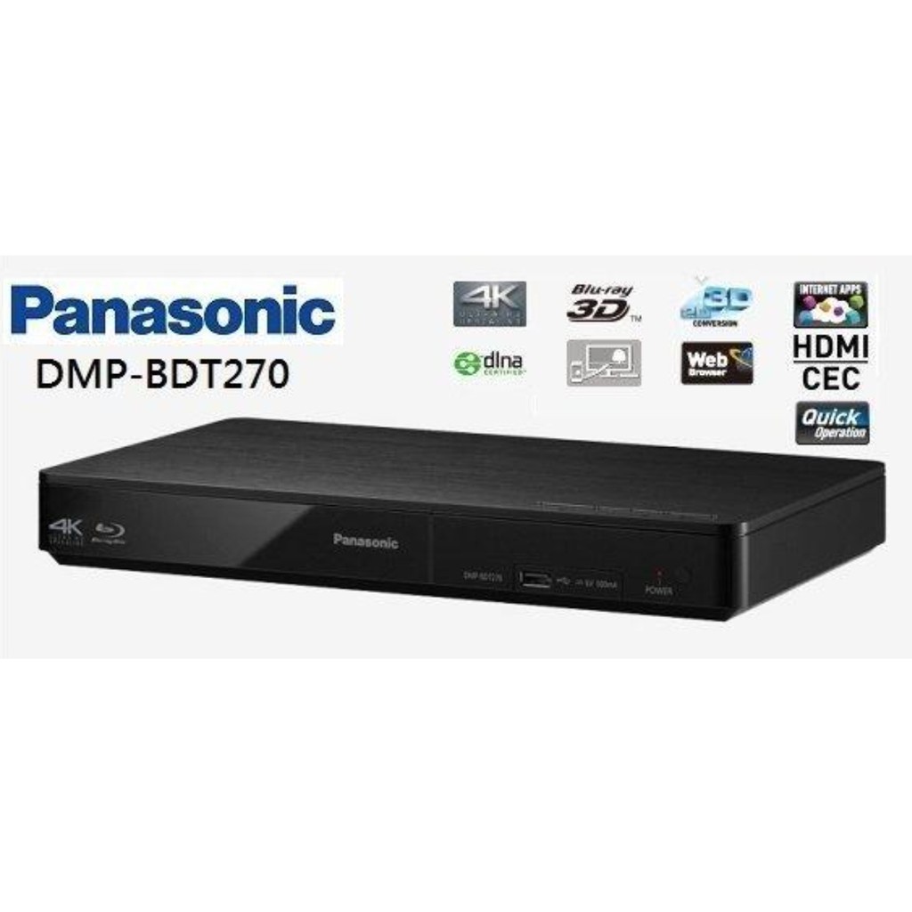 未拆 Panasonic國際牌【DMP-BDT270】4K升頻/3D藍光放影機