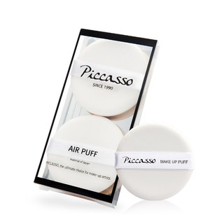 【愛來客】韓國PICCASSO授權經銷商 PICCASSO 透氣化妝氣墊粉撲 air puff 2片裝