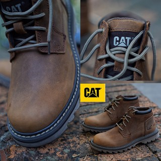 CAT高幫男鞋卡特踢不爛大黃靴中幫工裝鞋休閒女鞋馬丁靴