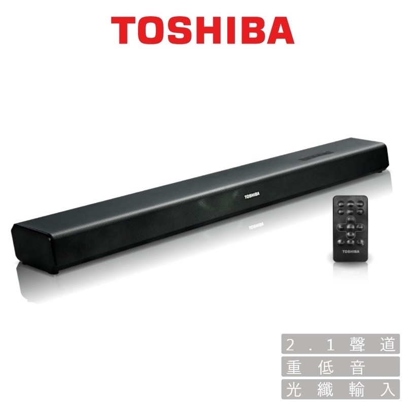 【貳哥電器】現貨供應+免運⭐️TOSHIBA 東芝 TY-SBX1000 音響 單支聲霸 藍牙喇叭 2.1聲道 家庭劇院