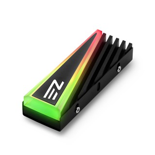 EZDIY-FAB NVME M.2鋁製散熱器 5V 3pin ARGB SSD散熱器，雙面散熱器，高性能SSD散熱器