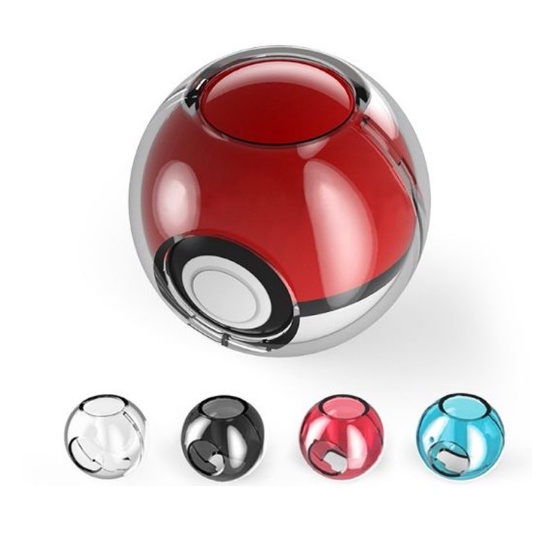 [玩樂館]全新 現貨 多色任選 中性 NS 精靈球Plus 專用水晶殼 寶貝球 透明保護殼 PC材質