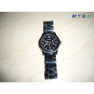 專櫃品牌MANGO 全陶瓷黑色手錶 二手 9成新