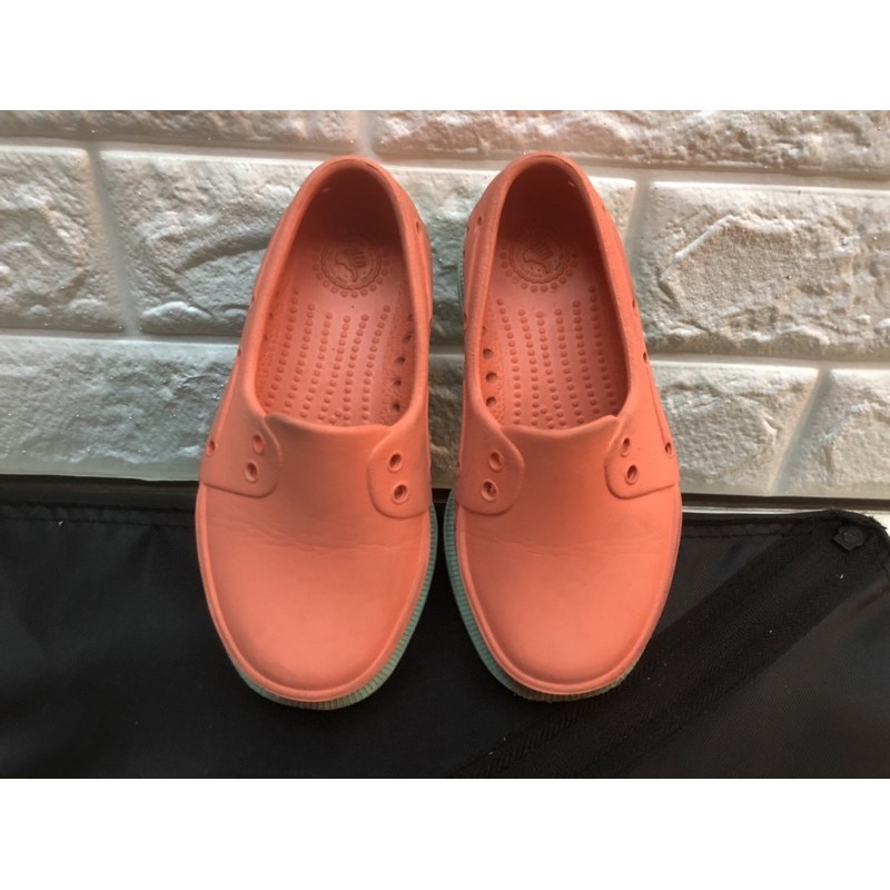 童裝-Native橘色透氣鞋(二手)