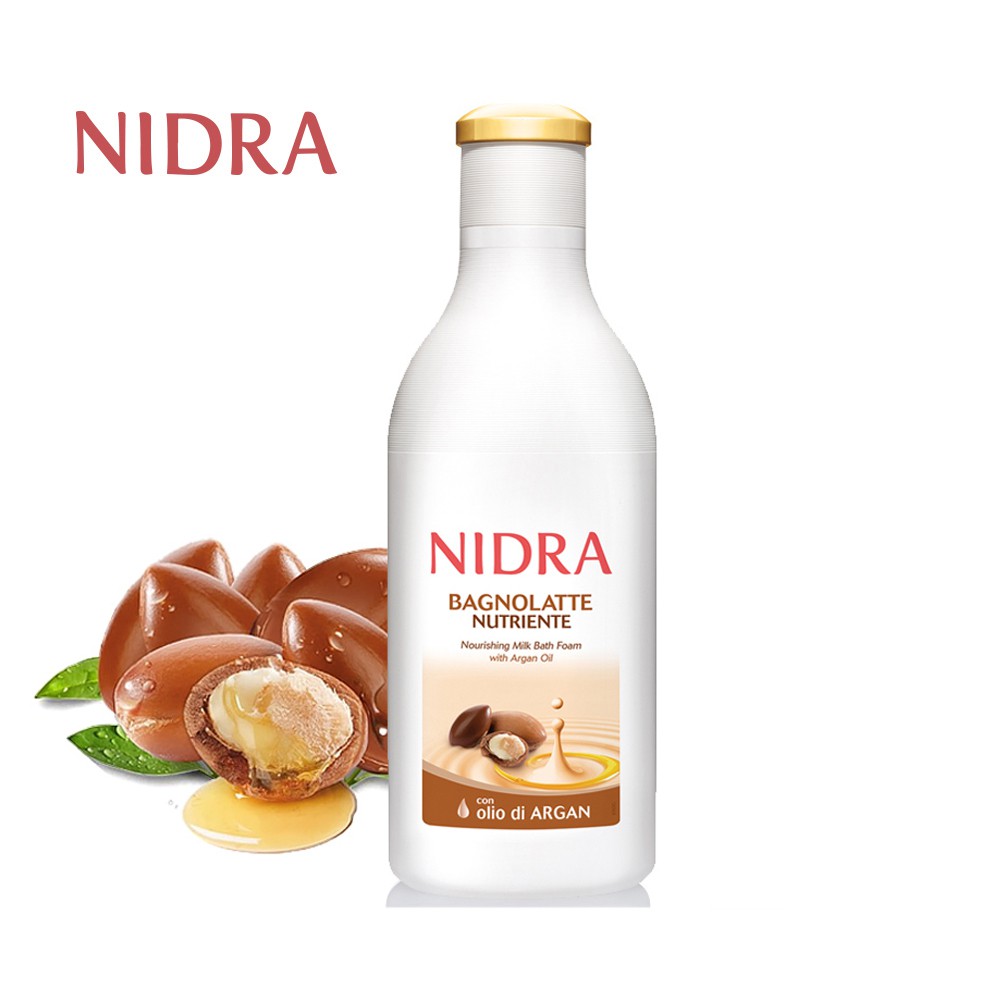 【NIDRA 妮德雅】極致呵護牛奶蛋白 潤膚沐浴乳 750ml (摩洛哥堅果油/滋養修復)