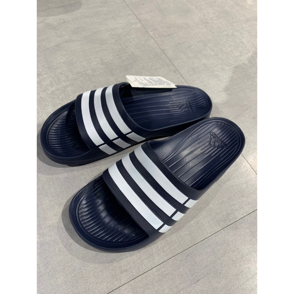 Adidas Duramo Slides 防水拖鞋 深藍 G15892 10803