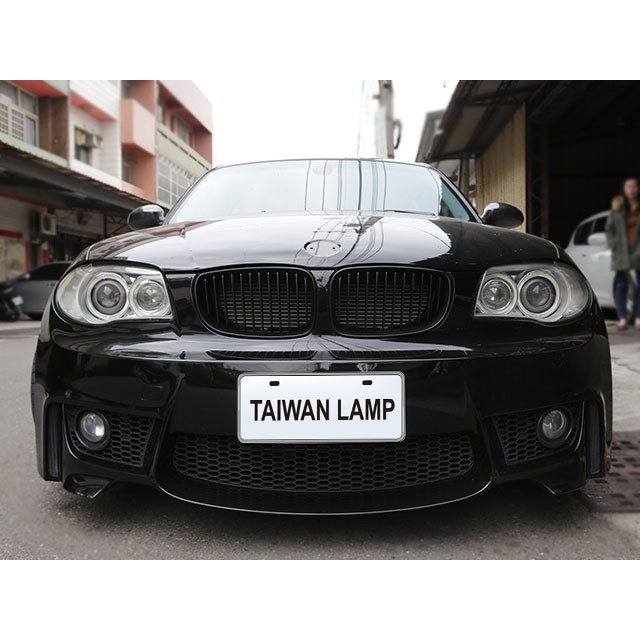 台灣之光 全新BMW E88 E82 E87 改裝1M樣式素材前保桿霧燈版本 118i 120i 116i