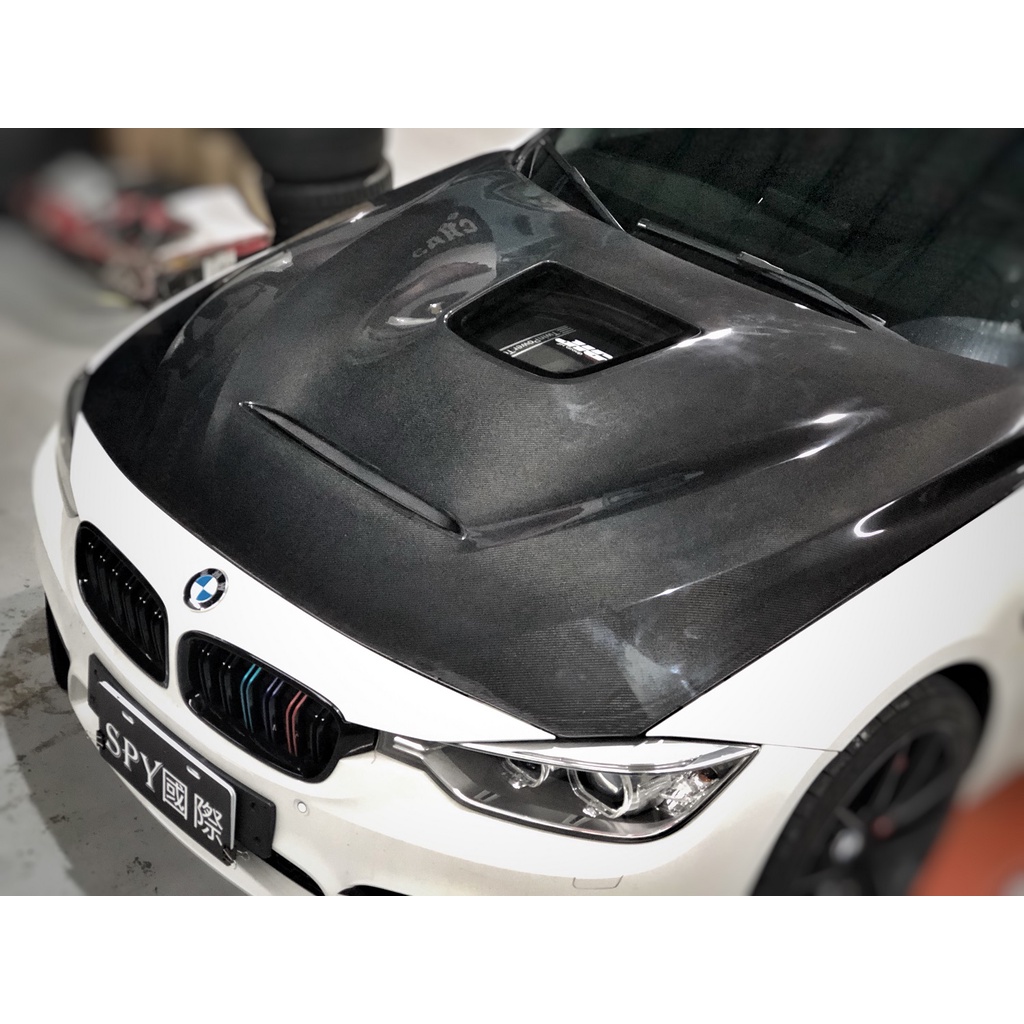【SPY MOTOR】BMW F30 F31 碳纖維透明引擎蓋