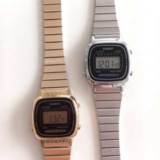 A BaO ! 韓國代購 Casio 卡西歐 金色 銀色 鏈帶錶 CASIO手錶