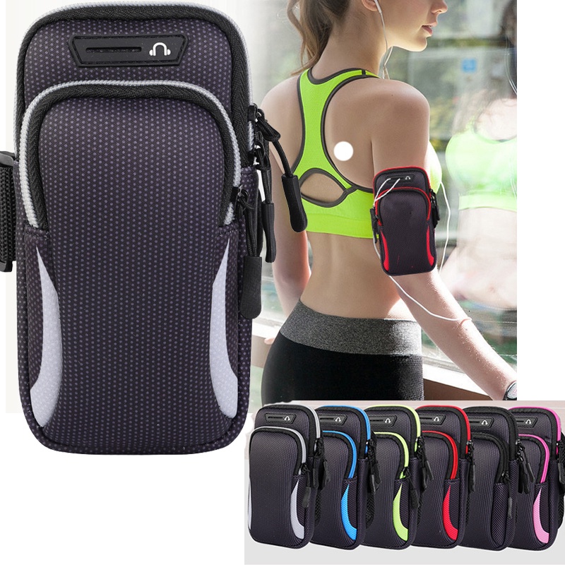 通用臂帶運動手機殼, 用於跑步手臂手機座運動手機袋, 適用於 iPhone 12 13 LG 智能手機 6.5 “7.2