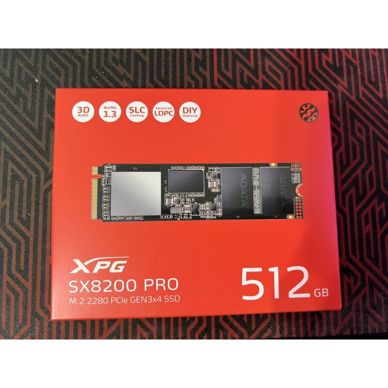 威剛 ADATA SX8200 PRO 512g SSD 全新未拆封