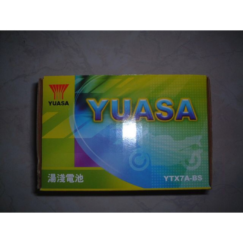湯淺 YUASA YTX7A－BS，一箱6顆2640元含運費（不含宜蘭花東外島）