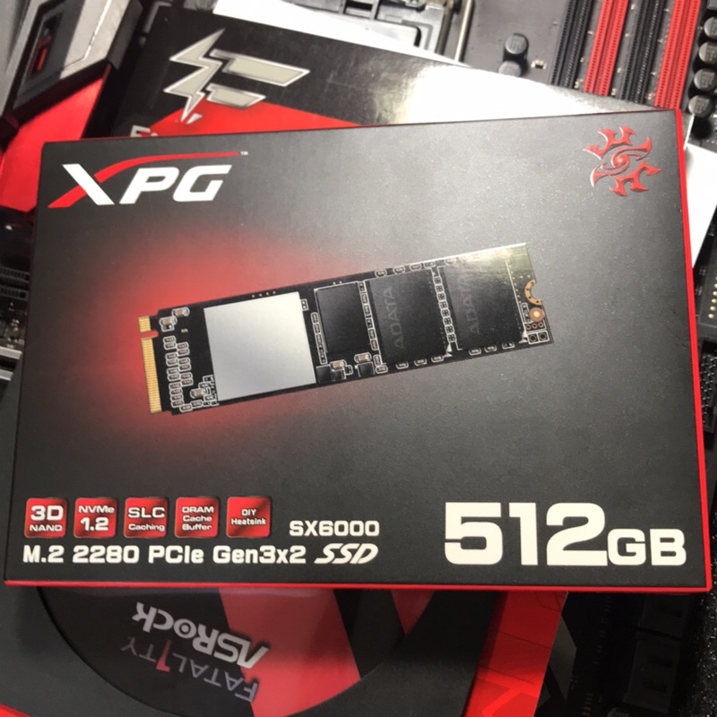 威剛XPG SX6000 512G 走PCIE