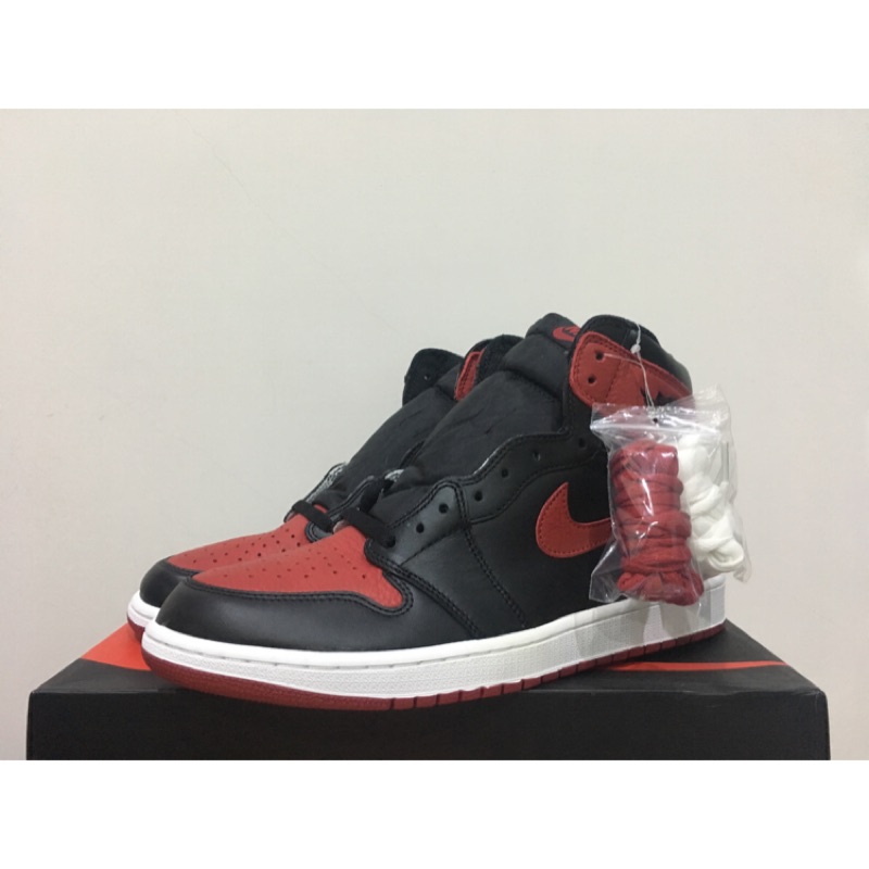 [US12] NIKE AIR JORDAN 1 BRED BANNED 2016 櫻木 黑紅一代