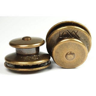 【老羊樂器店】開發票 LOXX LOXX-E-BRASS 德國製 黃銅色 安全背扣 背帶釘