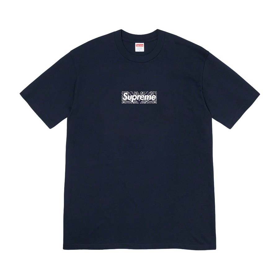 supreme blue bandana shirt