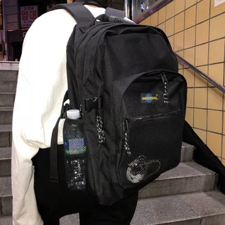 台灣現貨 港風🌏半次元🌏次文化超級大容量布標後背包 旅行 雙肩包  帆布 背包 書包 中性 復古
