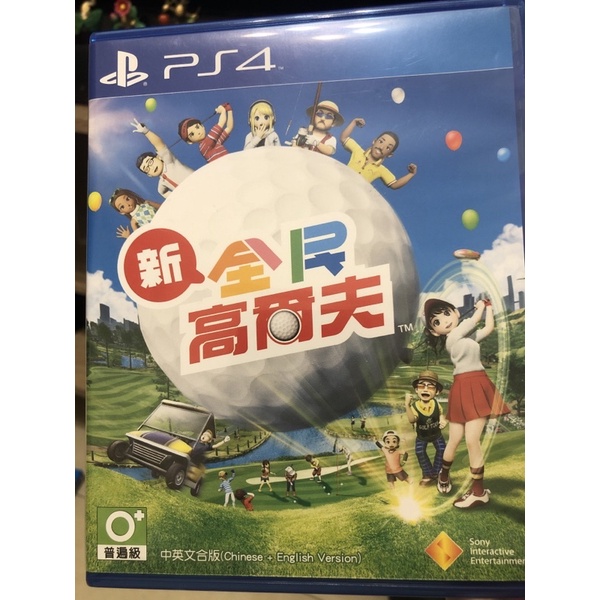 Ps4新全民高爾夫中文版 超好玩的雙人 多人 派對遊戲保存相當好光碟無刮傷 蝦皮購物