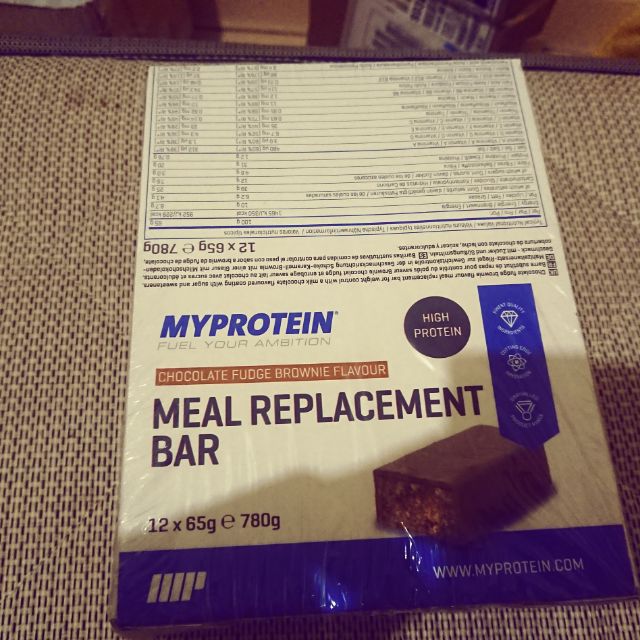 Myprotein高蛋白棒（巧克力味）一盒12根