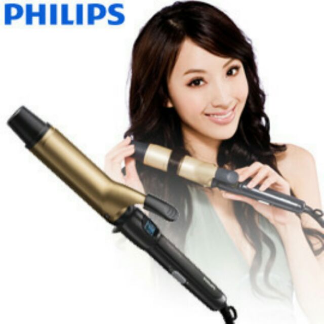 飛利浦PHILIPS沙龍級奈米電氣石溫控電捲棒HP4684